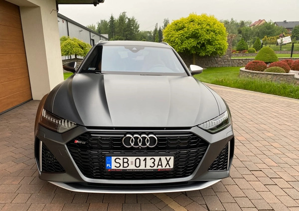 Audi RS6 cena 498000 przebieg: 56000, rok produkcji 2020 z Wadowice małe 497